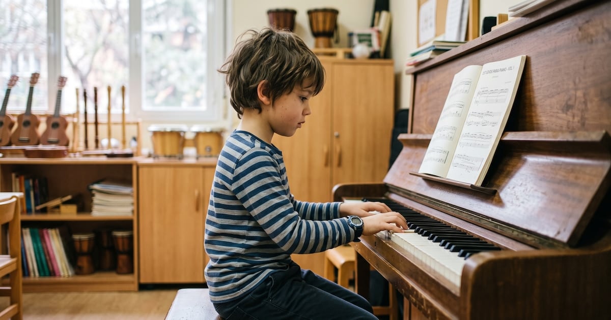 Tocar un instrumento: qué encontraron en el cerebro de chicos que practican música y cómo se reflejó en la escuela