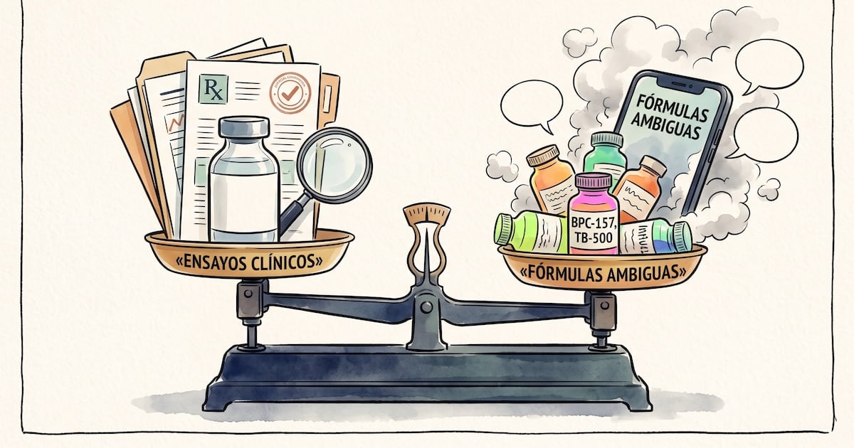 Péptidos bajo la lupa: cuando la evidencia no alcanza para todos los compuestos