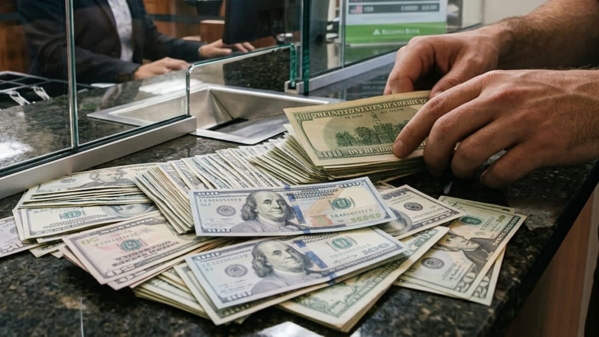 Dólar en Argentina: el oficial cerró a 1540 pesos en el Banco Nación y el blue se vendió a 1545 antes de la rueda del martes