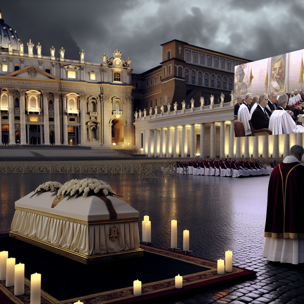 Conmovedor tributo en el Vaticano por el Papa Francisco Homenaje solemne en la Plaza de San Pedro tras el fallecimiento del Papa Francisco