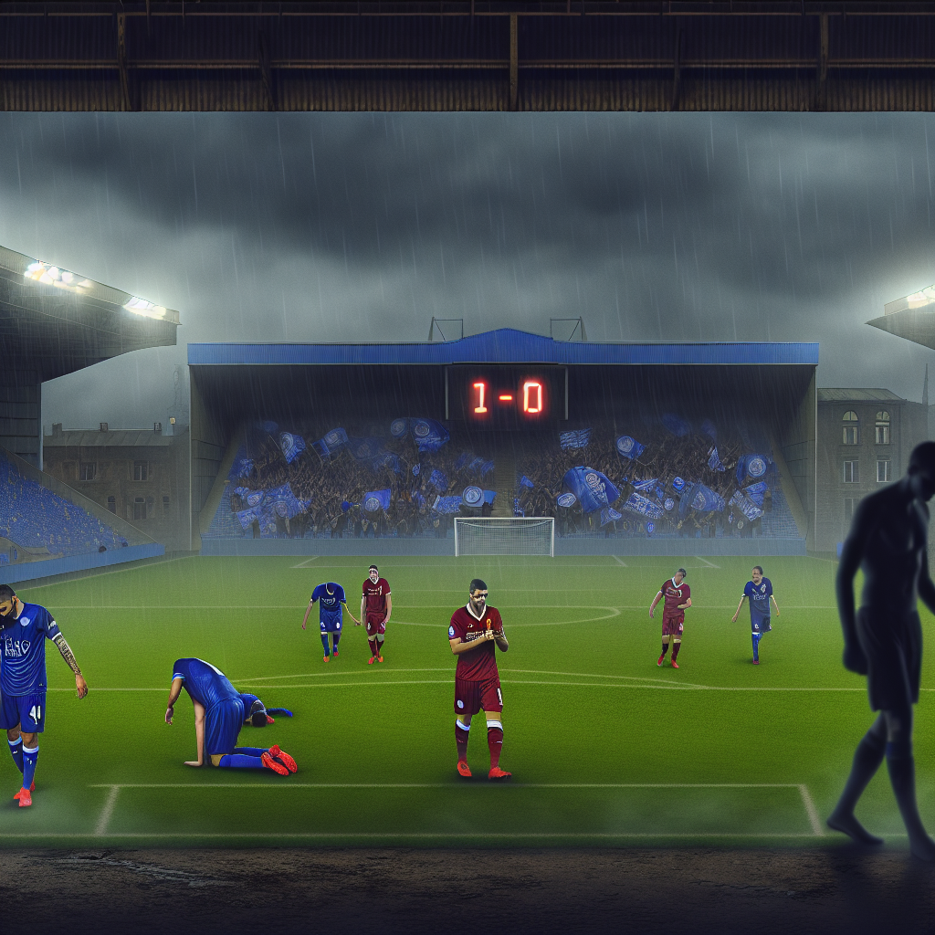 Leicester City sufre una derrota bajo la lluvia que contribuye a su descenso a la Championship