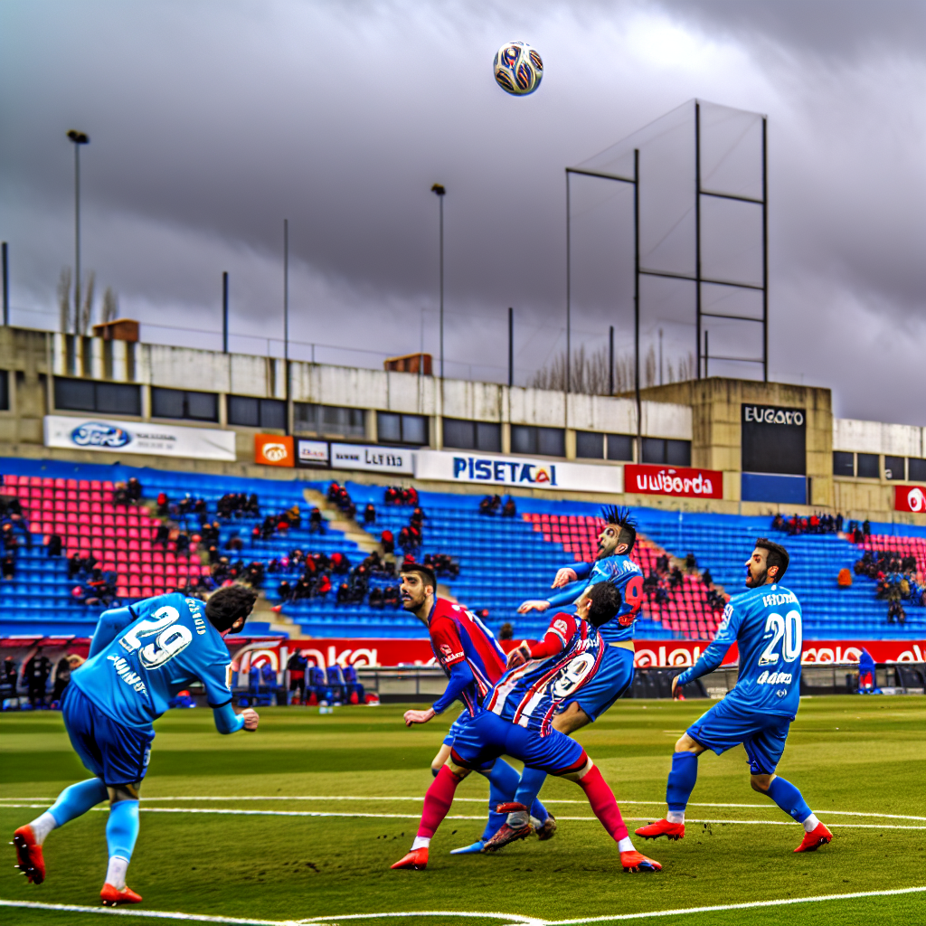 Empate Clave: Girona vs Leganés en Apasionante Duelo de Fútbol Intenso momento del empate entre Girona y Leganés en partido de fútbol