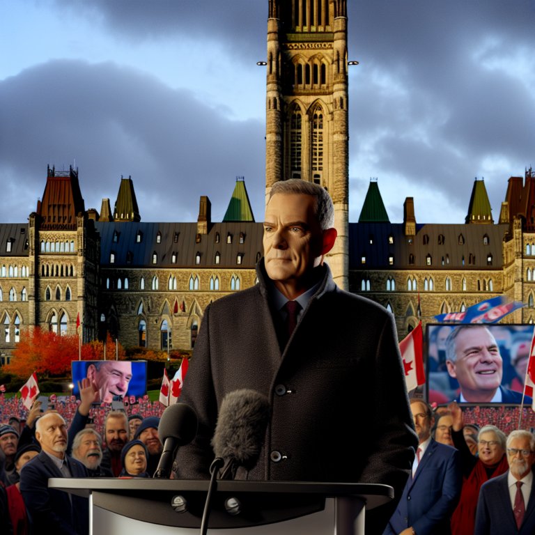 Candidato ganador en los resultados elecciones Canadá 2025 frente al Parlamento