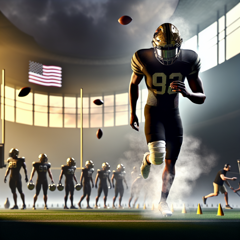 Ryan Watts in his debut game for NFL Steelers, sprinting on field