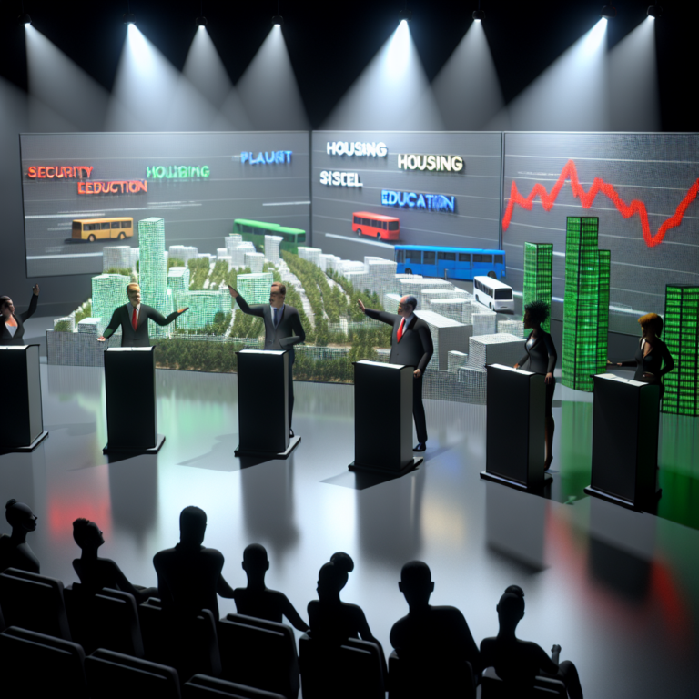 Candidatos en el debate para jefe de Gobierno CABA discuten políticas urbanas