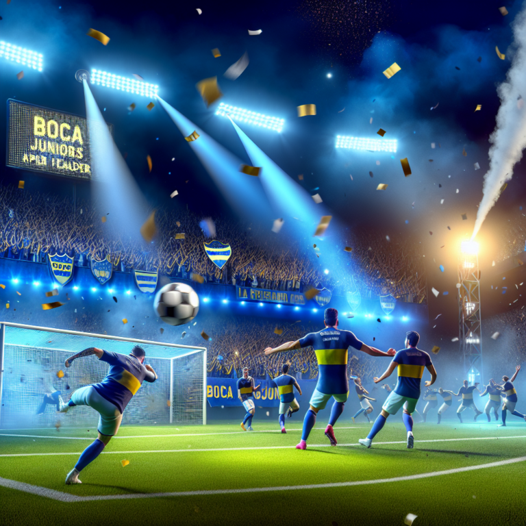 Boca Juniors lidera el torneo Apertura en un emocionante partido nocturno en la Bombonera