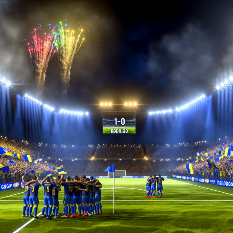 Boca Juniors lidera el Apertura, celebración en estadio con fuegos artificiales y gol de Rodrigo