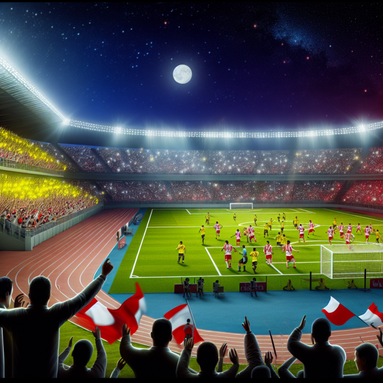 Partido emocionante entre Nacional Potosí y Guaraní en estadio lleno bajo la luna llena