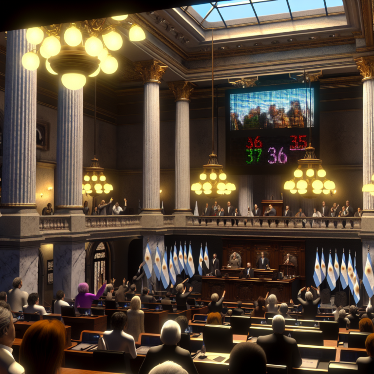 Votación tensa en parlamento sobre rechazo de la ley de ficha limpia