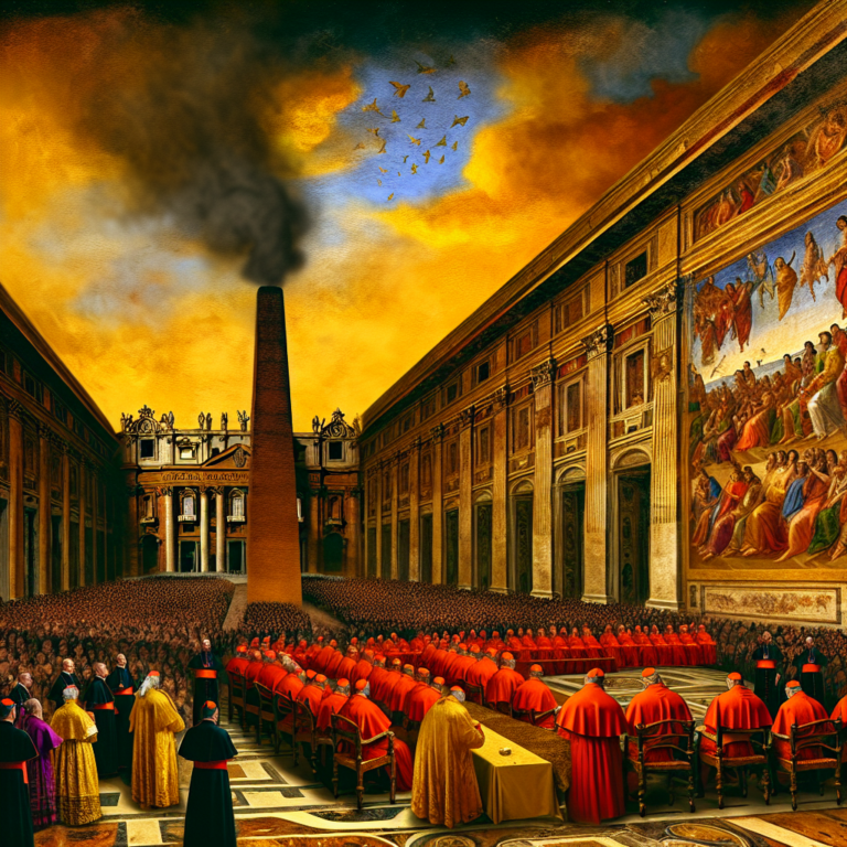 Humo negro tras elección del nuevo papa en el Vaticano, cardenales reunidos