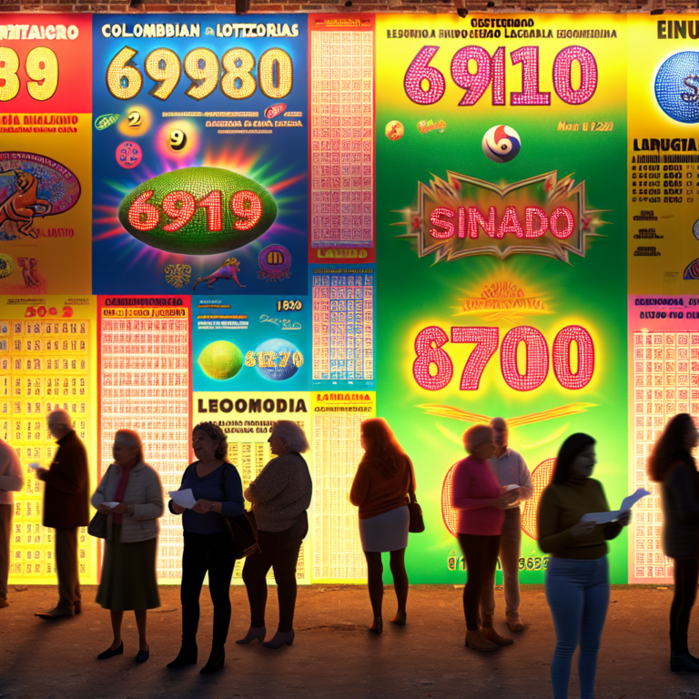 Resultados de chances de chances de hoy de loterías colombianas con personas revisando los números ganadores