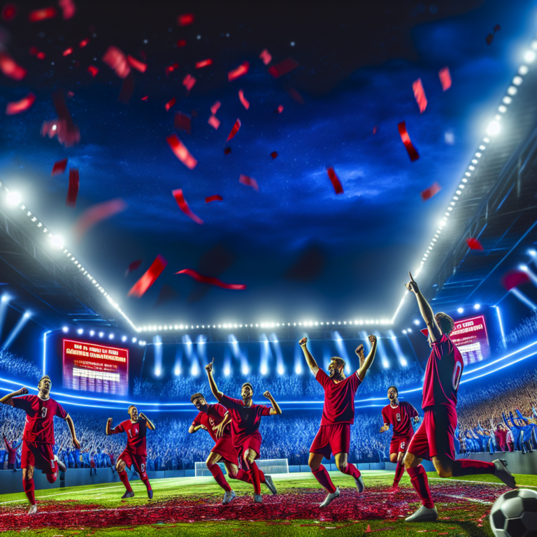 Equipo de Toluca celebra avance a semifinales en estadio lleno