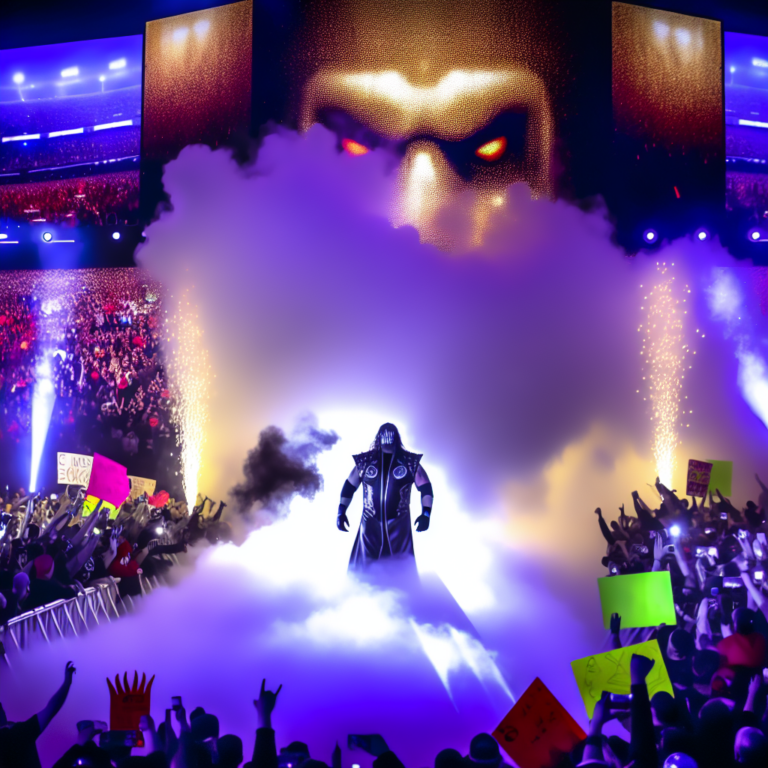 Jeff Cobb debutando en WWE ante multitud emocionada bajo luces brillantes