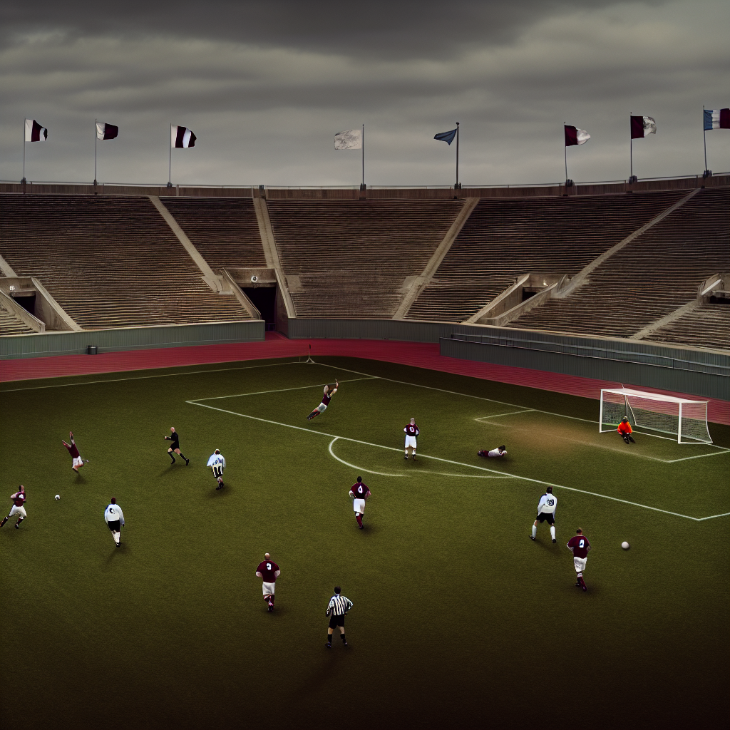 Empate sin goles entre Lanús y Vélez: Acción en Cancha Partido intenso sin goles entre Lanús y Vélez en estadio vacío